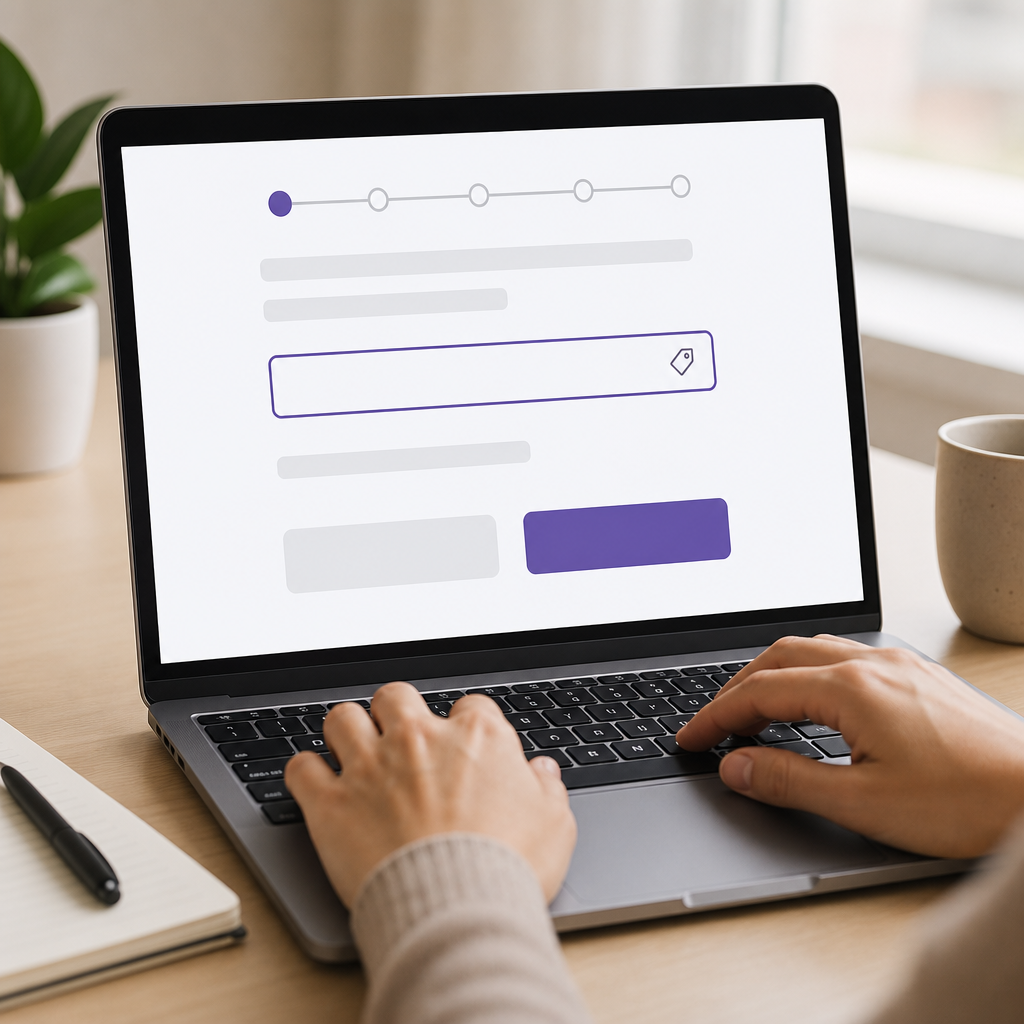 Person entering a WorldRemit referral code during an international money transfer